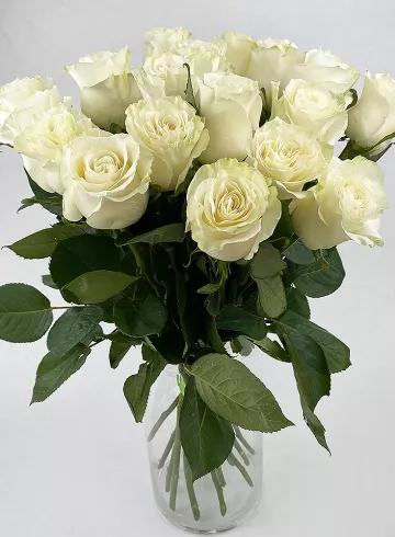 Букет из белых роз &laquo;Белоснежка&raquo; от интернет-магазина цветов в 