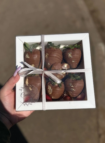 Клубника в шоколаде, 6 шт. от интернет-магазина цветов в 