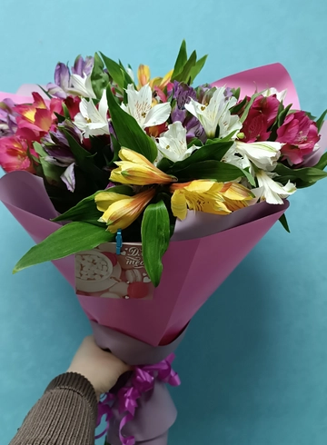 Микс альстрамерии от интернет-магазина цветов в 