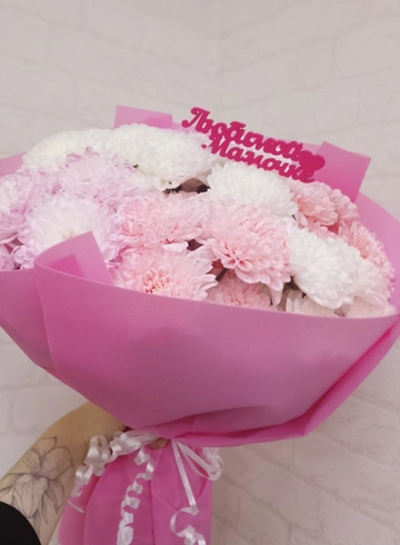 Розовый зефир от интернет-магазина цветов в 